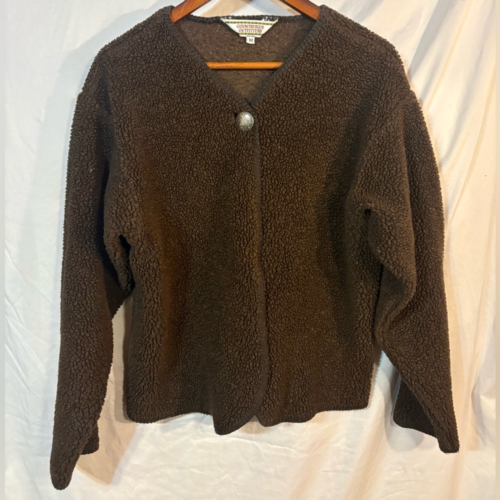 Countryside Outfitters Brown Fleece Jacket